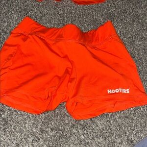 Hooters Bright Orange Women's Athletic Shorts